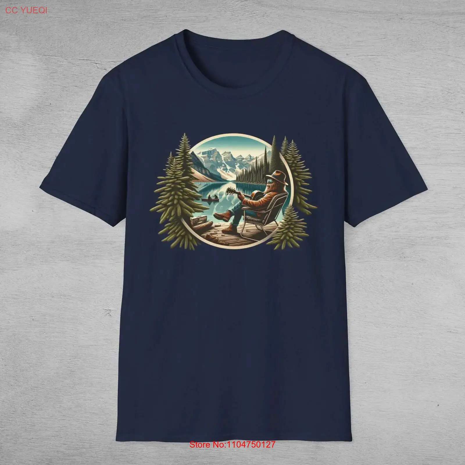 Outdoor Adventure At - Bigfoot at the Lake T Shirt